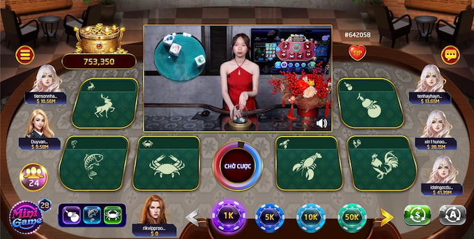 Bầu cua live Casino