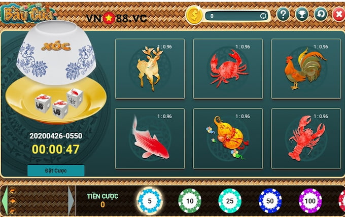 Bầu cua online đổi thưởng là tựa game rất được yêu thích hiện nay