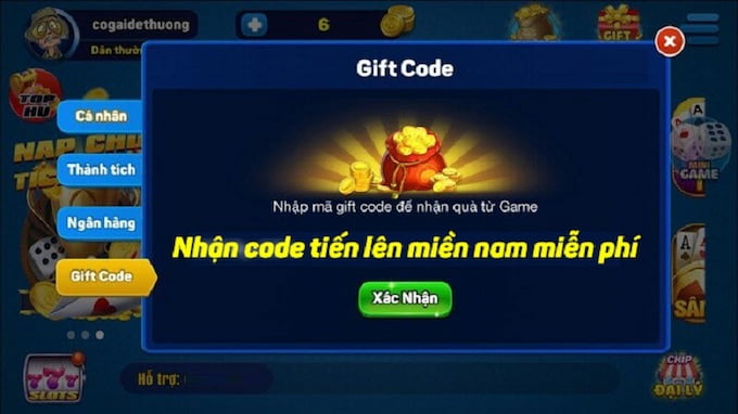 Giftcode từ nhà cái uy tín hiện nay