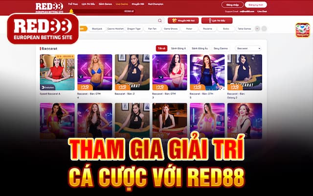 Red88 có gì đáng để các cược thủ tin chọn?