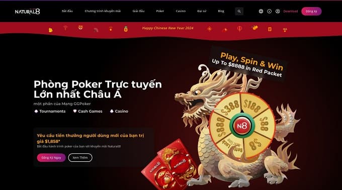 Natural8 mang đến trải nghiệm Poker thú vị