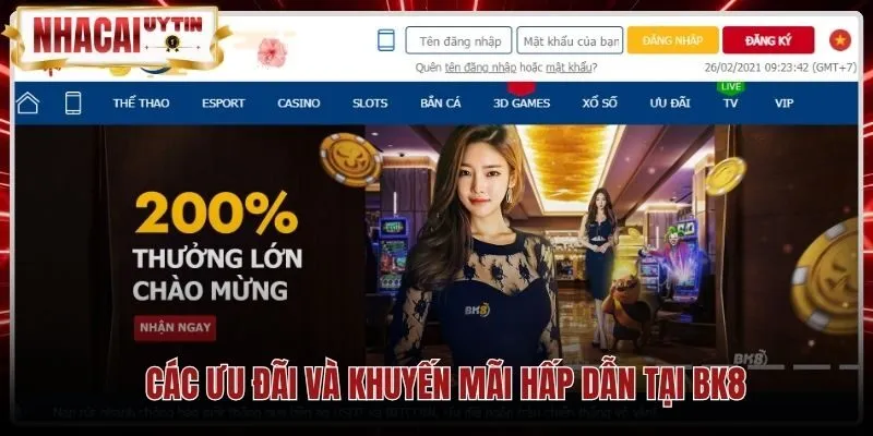 Chương trình khuyến mãi nạp tiền và quy định vòng cược BK8