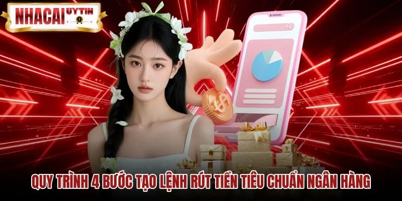 Quy trình 4 bước tạo lệnh rút tiền về ngân hàng Các bước tạo lệnh rút tiền về ngân hàng
